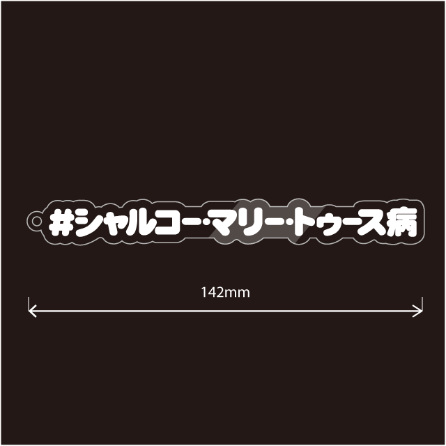 003シャルコー・マリー・トゥース病キーホルダー