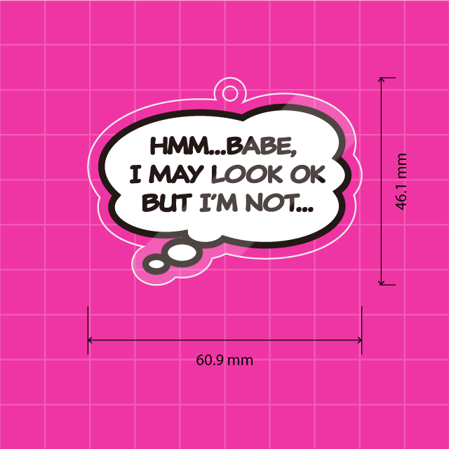 I'M NOT OK キーホルダー