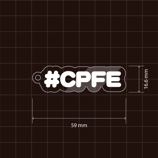 CPFE（気腫合併肺線維症）キーホルダー