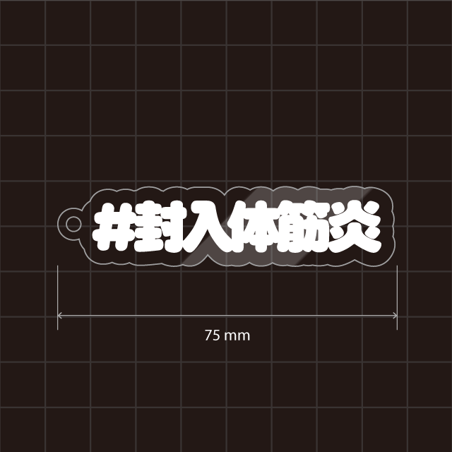 封入体筋炎キーホルダー
