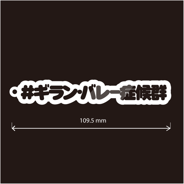 ギランバレー症候群＆GBSキーホルダー