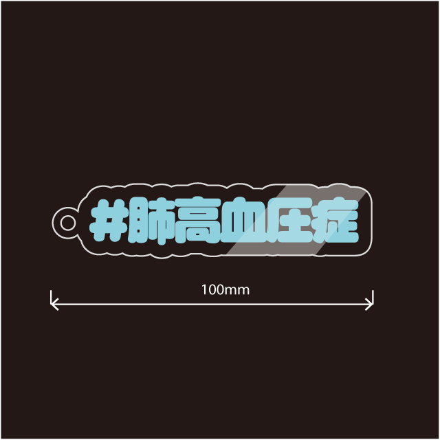 肺高血圧症キーホルダー