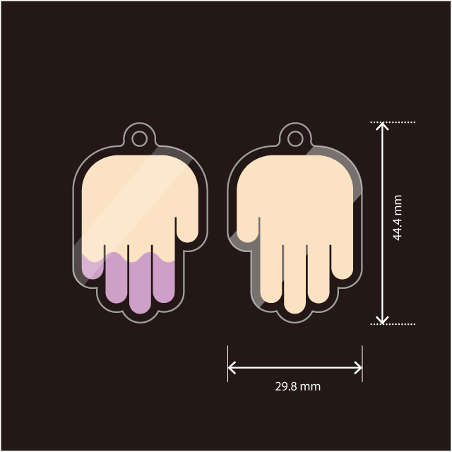 002Raynaud's Handレイノーハンドキーホルダー