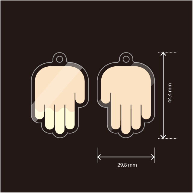 002Raynaud's Handレイノーハンドキーホルダー