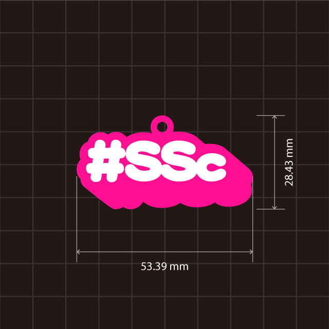 全身性強皮症(#SSc)キーホルダー